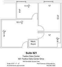 600 Twelve Oaks Center Dr, Wayzata, MN for lease Floor Plan- Image 1 of 1