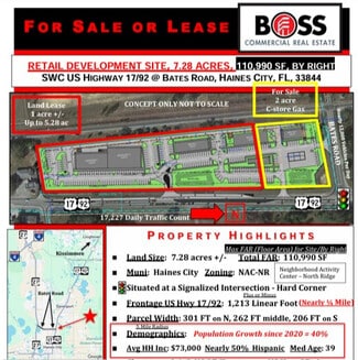 More details for US Highway 17-92 at Bates Rd, Haines City, FL - Land for Sale