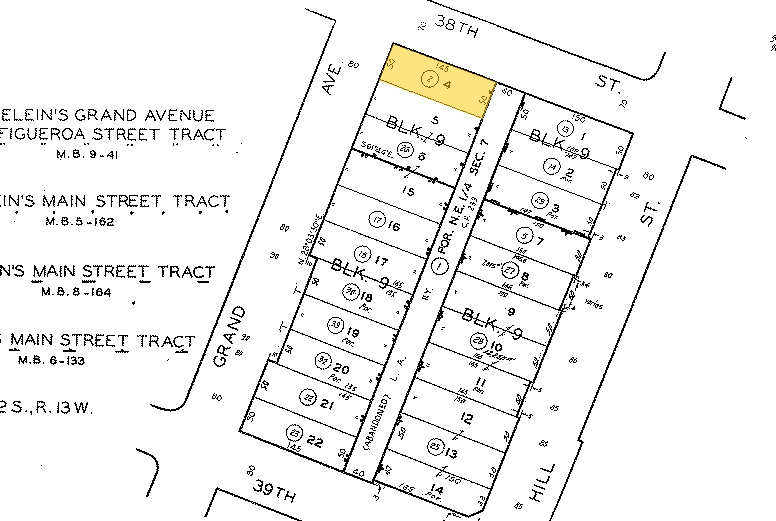 3800 S Grand Ave, Los Angeles, CA for lease - Plat Map - Image 2 of 42