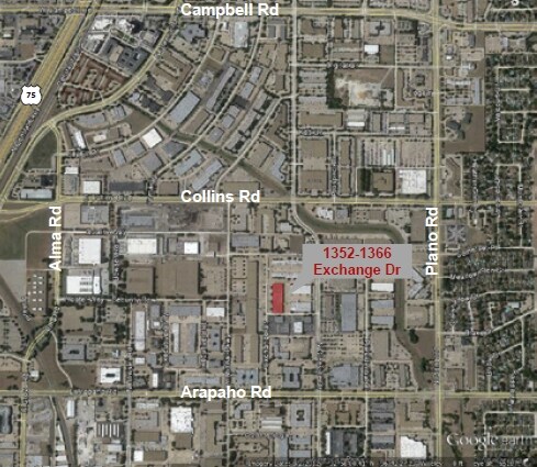 1301-1359 Exchange Dr, Richardson, TX for sale Aerial- Image 1 of 1