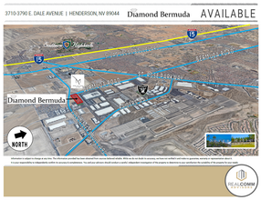 3790 E Dale Ave, Henderson, NV - aerial  map view