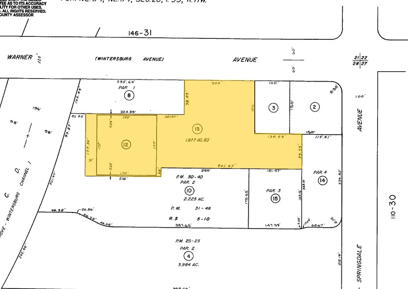 5858 Warner Ave, Huntington Beach, CA for lease - Plat Map - Image 2 of 4