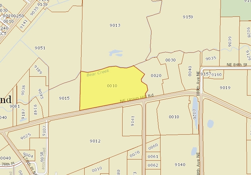 18200 NE Union Hill Rd, Redmond, WA for lease - Plat Map - Image 2 of 8