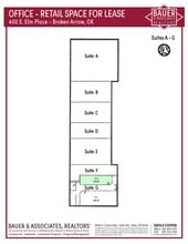 400 S Elm Plz, Broken Arrow, OK for lease Site Plan- Image 1 of 1