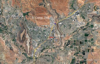 965 E 700 S, Saint George, UT - aerial  map view