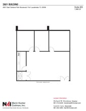 2601 E Oakland Park Blvd, Fort Lauderdale, FL for lease Floor Plan- Image 1 of 2