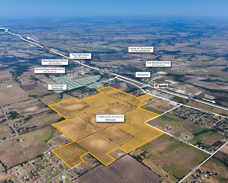 1441 Church ave, Troy, TX for sale - Building Photo - Image 2 of 5