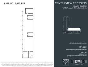 4538 Centerview Dr, San Antonio, TX for lease Floor Plan- Image 1 of 1