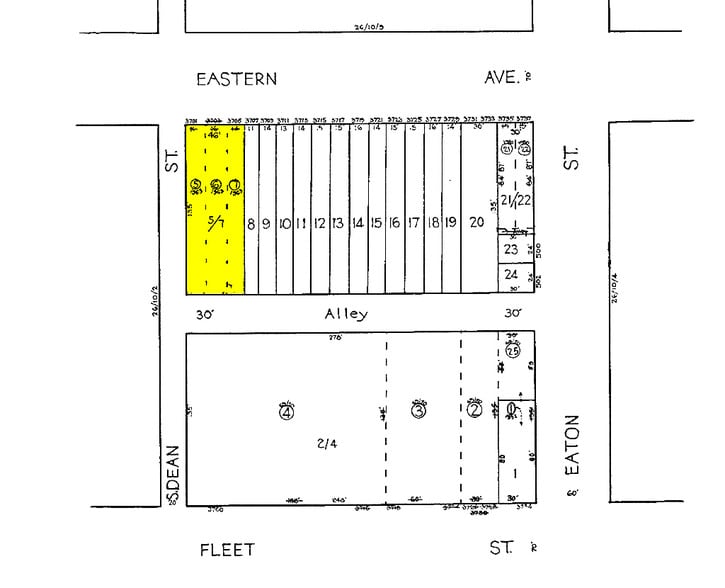 3701 Eastern Ave, Baltimore, MD for lease - Plat Map - Image 2 of 6