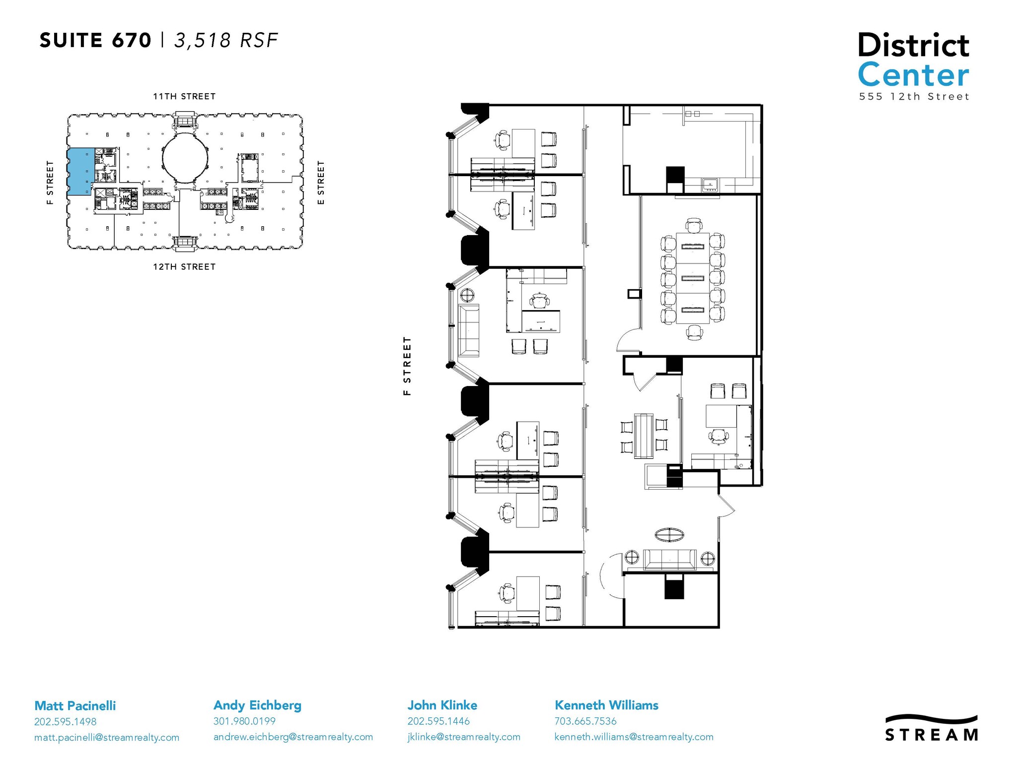 555 12th St NW, Washington, DC for lease Floor Plan- Image 1 of 1