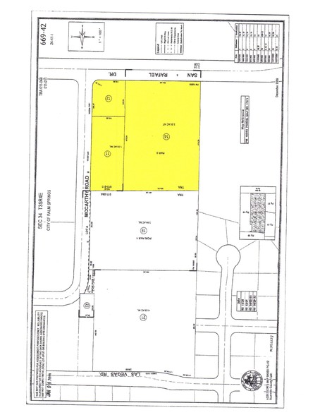 San Rafael & McCarthy Rd, Palm Springs, CA for sale - Primary Photo - Image 1 of 5