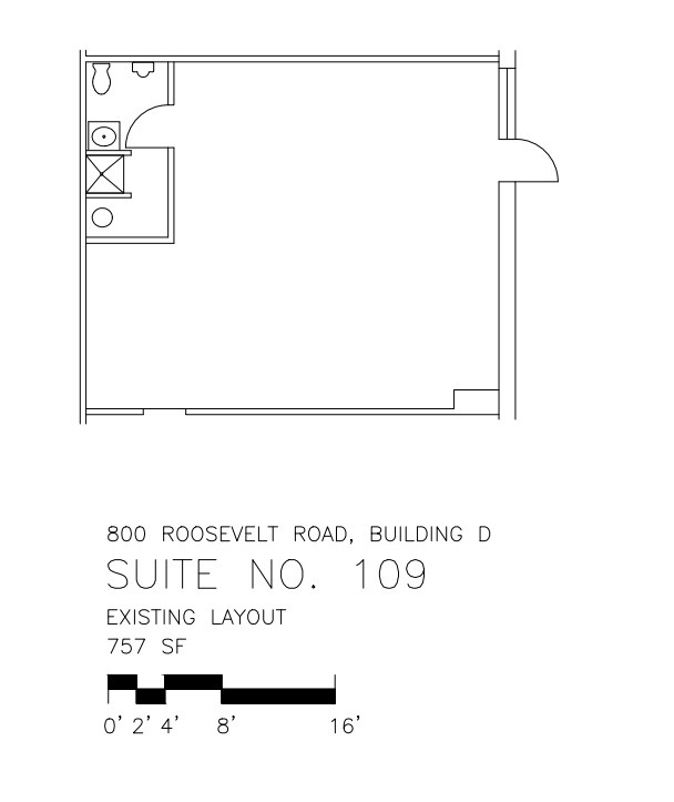 800 Roosevelt Rd, Glen Ellyn, IL for lease Floor Plan- Image 1 of 1