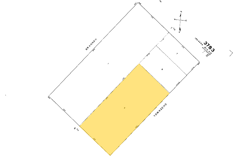 650 Townsend St, San Francisco, CA for lease - Plat Map - Image 2 of 14