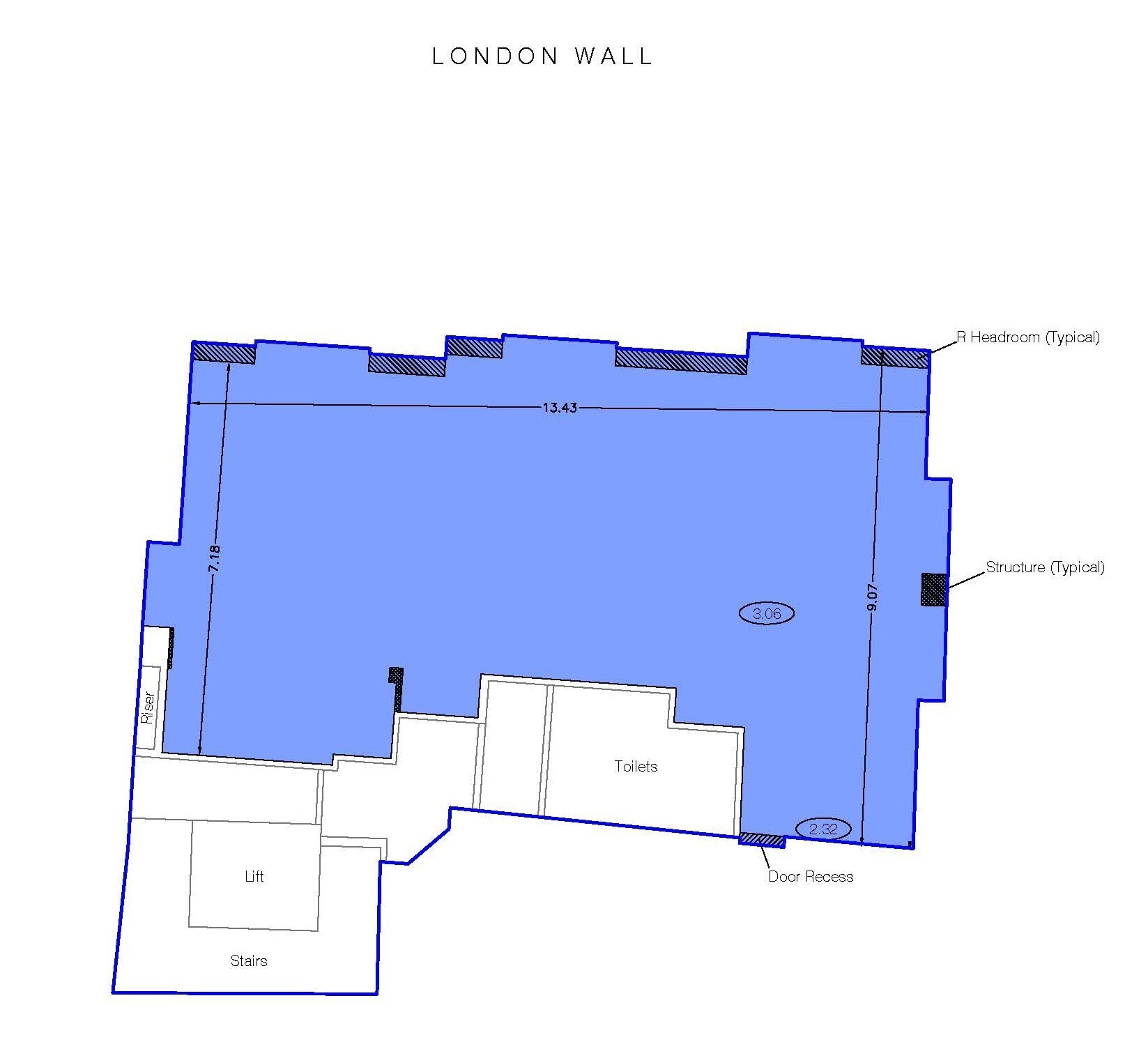 64 London Wall, London for lease Floor Plan- Image 1 of 1