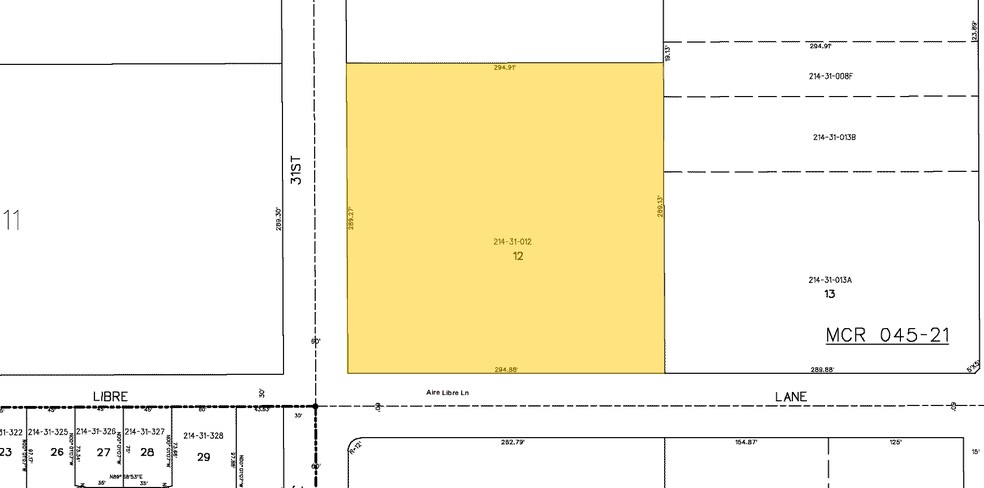 16601 N 31st St, Phoenix, AZ for sale - Plat Map - Image 2 of 2