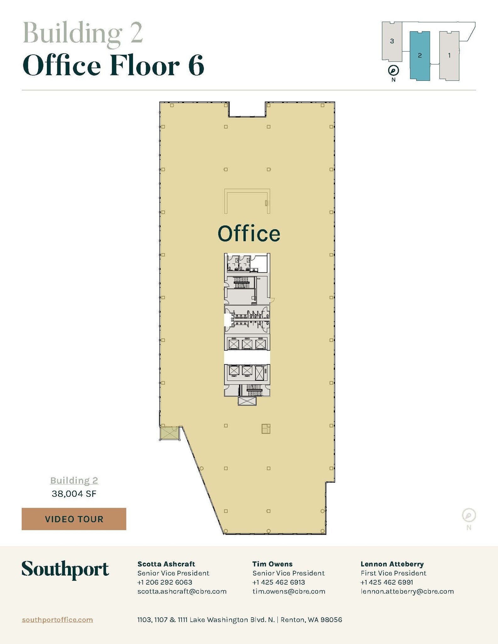 1101 Lake Washington Blvd N, Renton, WA for lease Floor Plan- Image 1 of 1