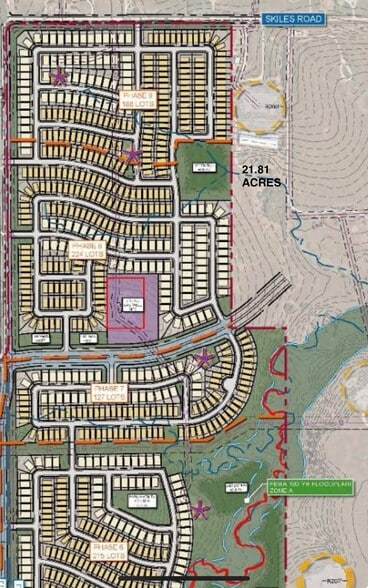 7895 T N Skiles Rd, Ponder, TX for sale - Plat Map - Image 3 of 5