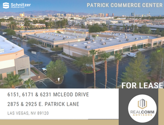 More details for 2875 E Patrick Ln, Las Vegas, NV - Flex, Industrial for Lease