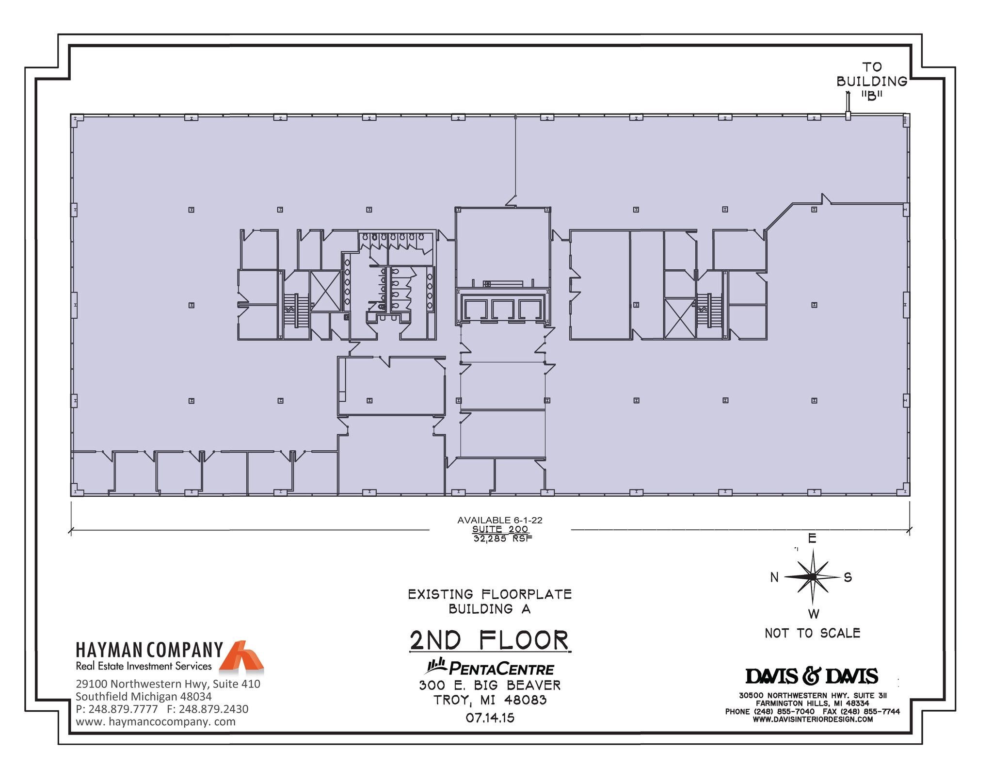 300 E Big Beaver Rd, Troy, MI for lease Floor Plan- Image 1 of 1