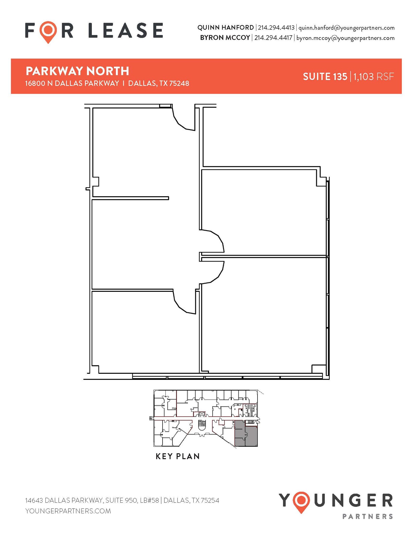 16800 N Dallas Pky, Dallas, TX for lease Floor Plan- Image 1 of 1