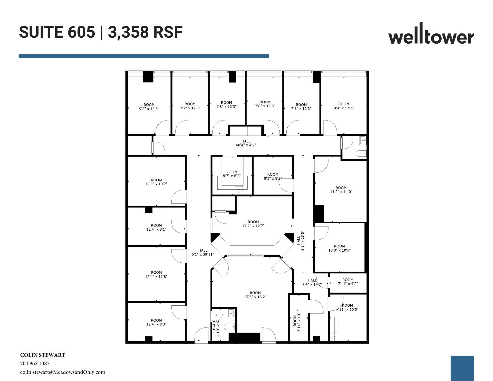 1718 E 4th St, Charlotte, NC for lease Floor Plan- Image 1 of 1