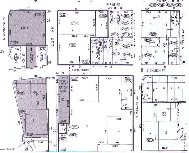 122 W Pine St, Orlando, FL for lease - Plat Map - Image 2 of 15