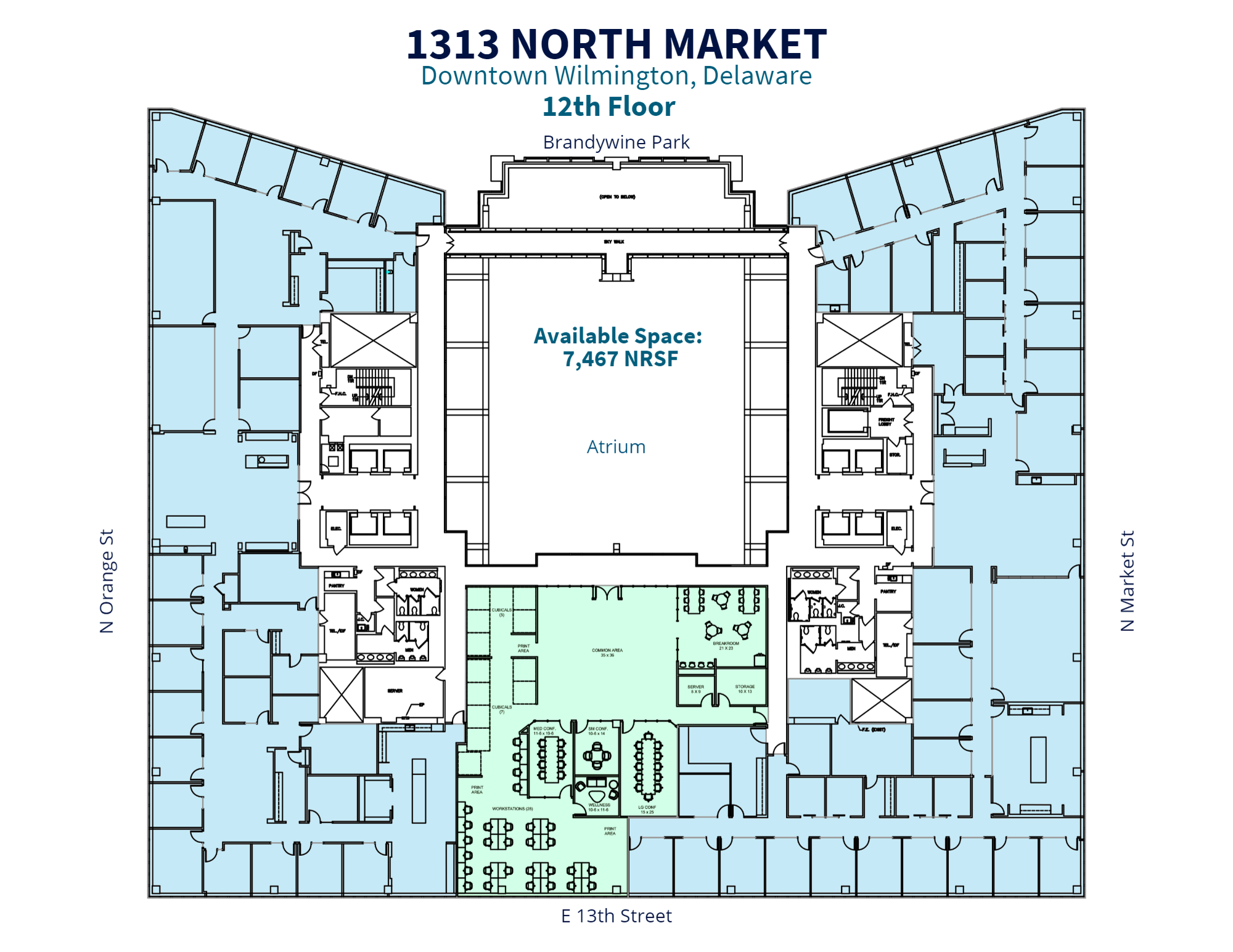 1313 N Market St, Wilmington, DE for lease Floor Plan- Image 1 of 1