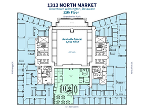 1313 N Market St, Wilmington, DE for lease Floor Plan- Image 1 of 1