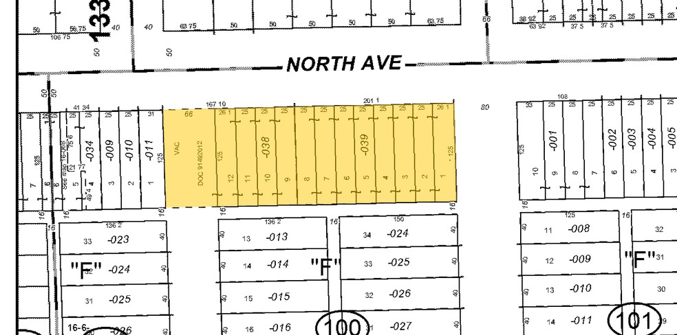 6301-6405 North Ave, Oak Park, IL for lease - Plat Map - Image 3 of 7