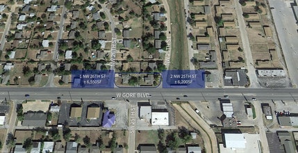 1 NW 26th And 2 NW 25th St, Lawton, OK - AERIAL map view