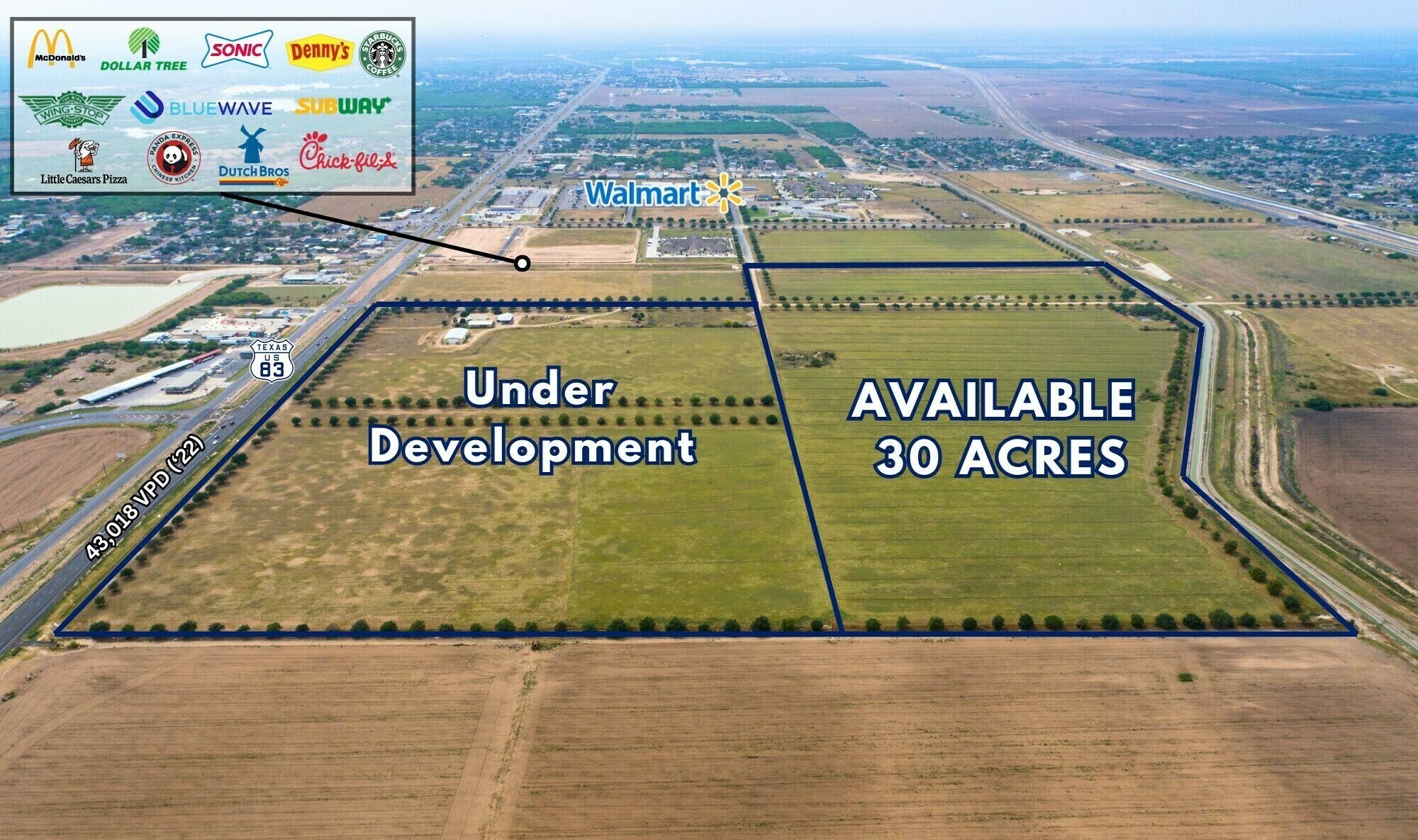 2101 U.S. 83, Penitas, TX 78576 Development Land Penitas, TX