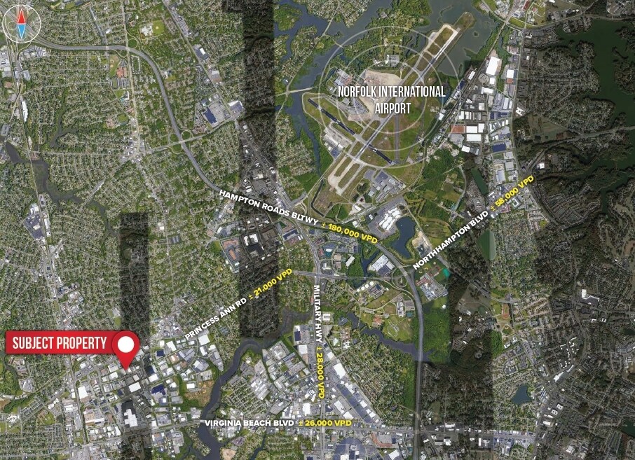 3750 Progress Rd, Norfolk, VA for sale Aerial- Image 1 of 1