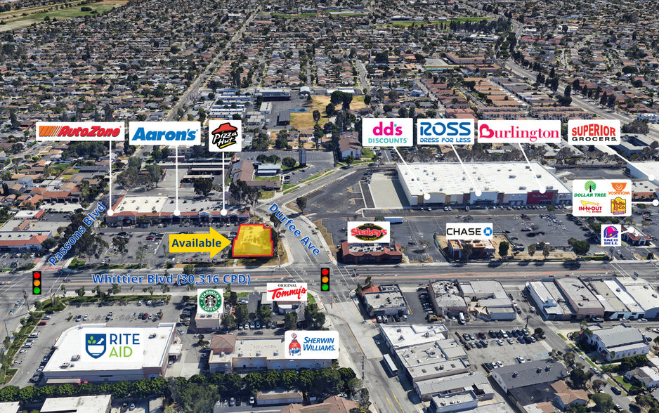 9308-9350 Whittier Blvd, Pico Rivera, CA for lease - Building Photo - Image 1 of 4