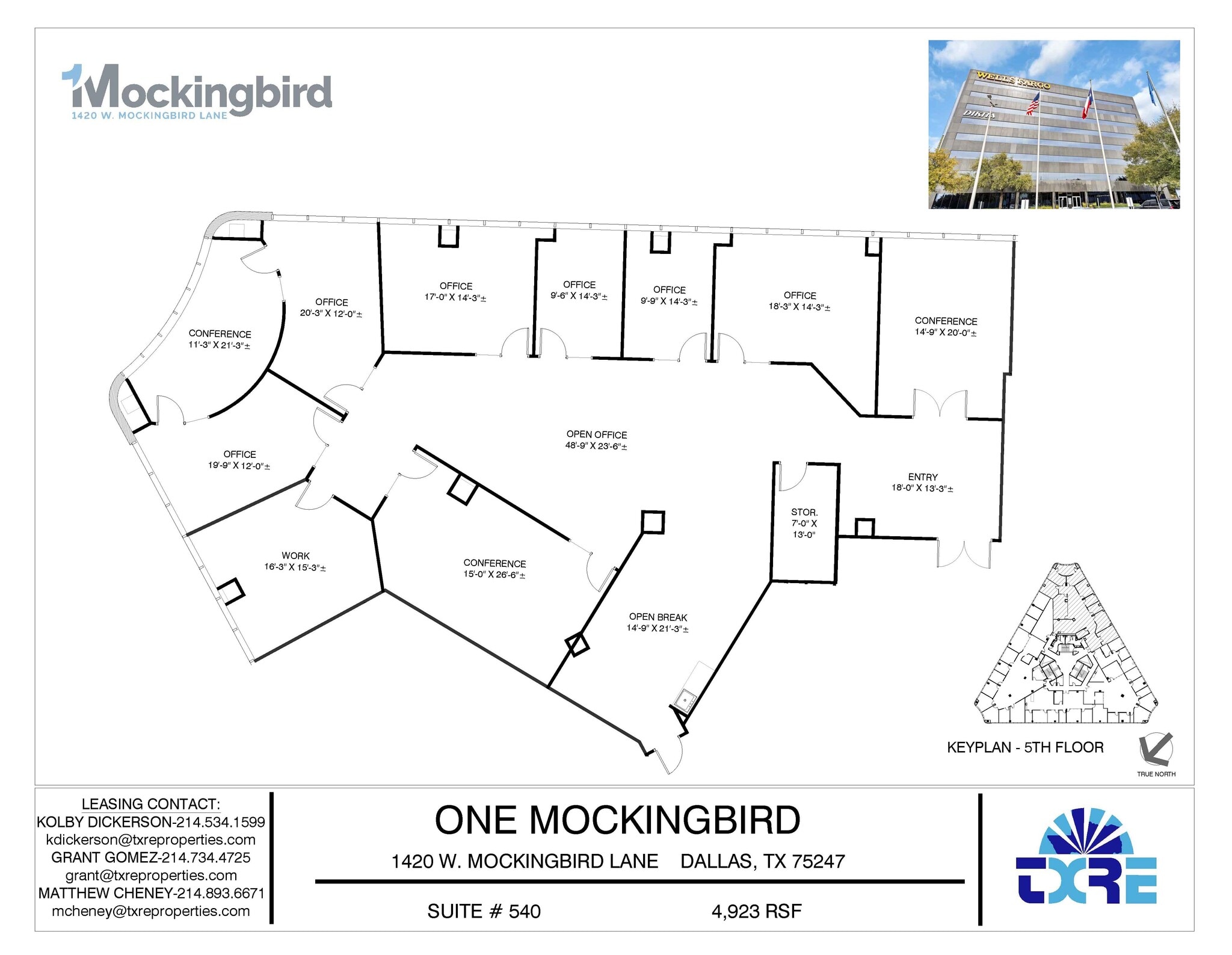 1420 W Mockingbird Ln, Dallas, TX for lease Floor Plan- Image 1 of 2