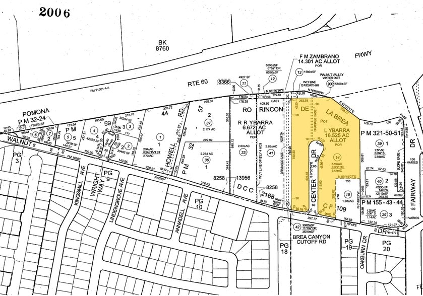 1135 Centre Dr, City Of Industry, CA for lease - Plat Map - Image 2 of 3