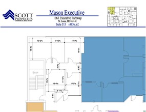 1065 Executive Parkway Dr, Creve Coeur, MO for lease Floor Plan- Image 1 of 2