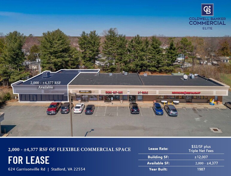 624 Garrisonville Rd, Stafford, VA for lease - Building Photo - Image 1 of 6
