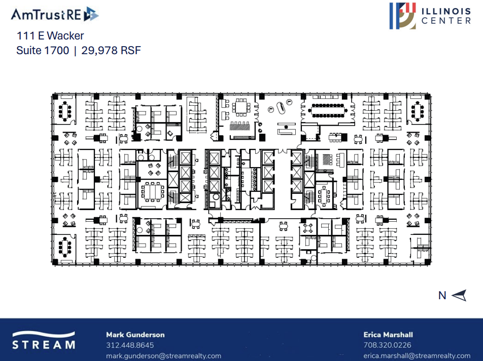 111 E Wacker Dr, Chicago, IL for lease Floor Plan- Image 1 of 1