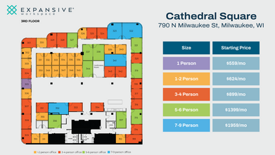 790 N Milwaukee St, Milwaukee, WI for lease Floor Plan- Image 1 of 4