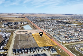 75 Wildwoods Crt SW, Airdrie, AB - AERIAL map view