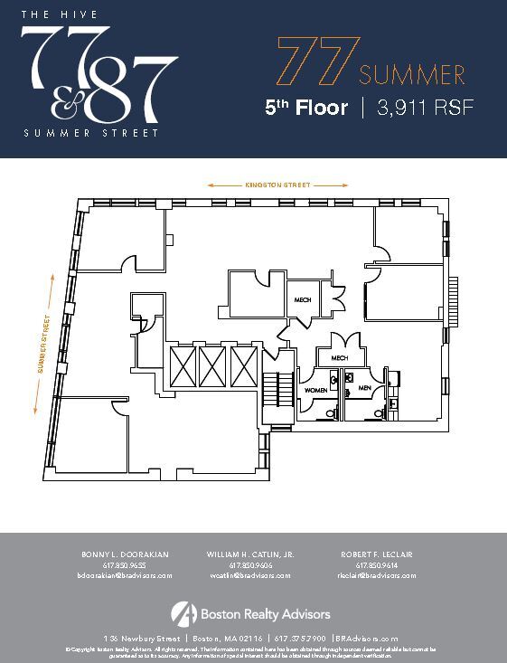 77 Summer St, Boston, MA for lease Floor Plan- Image 1 of 9