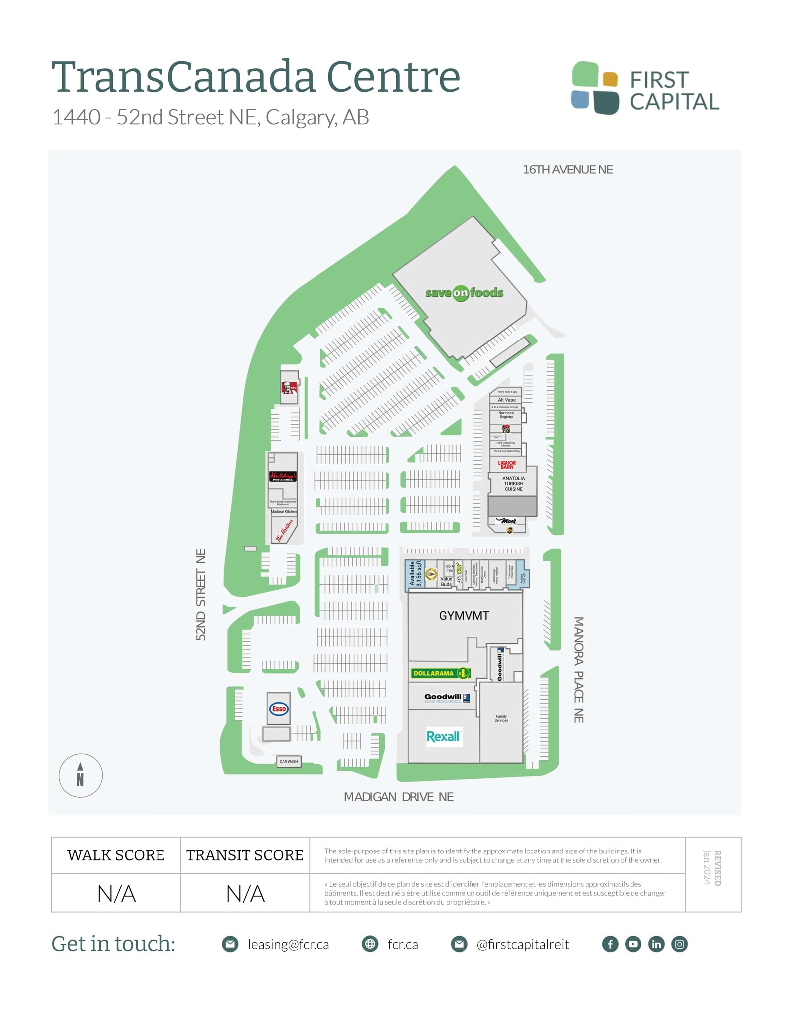 1440 52nd St NE, Calgary, AB for lease Site Plan- Image 1 of 1