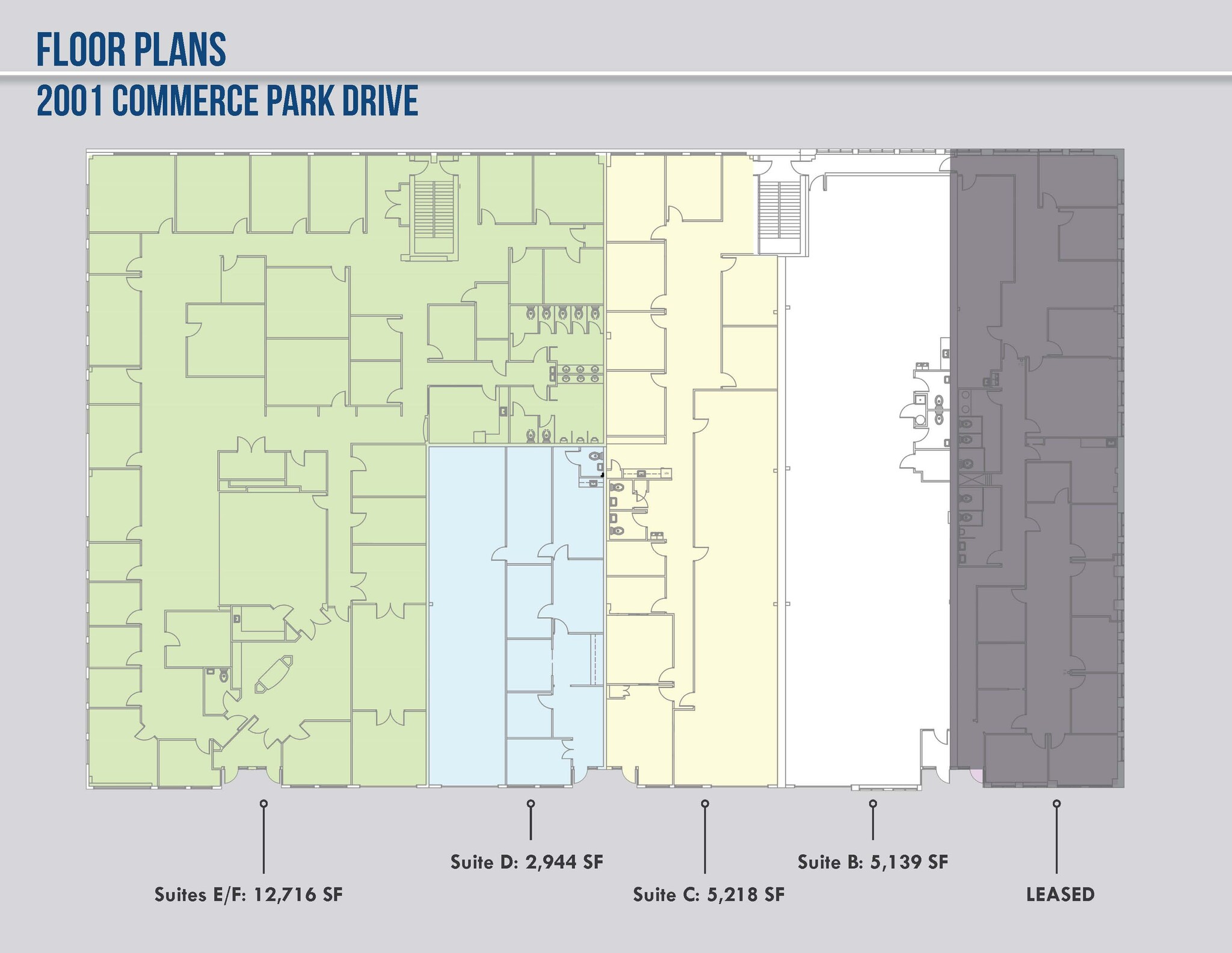 2001-2003 Commerce Park Dr, Annapolis, MD for lease Floor Plan- Image 1 of 7