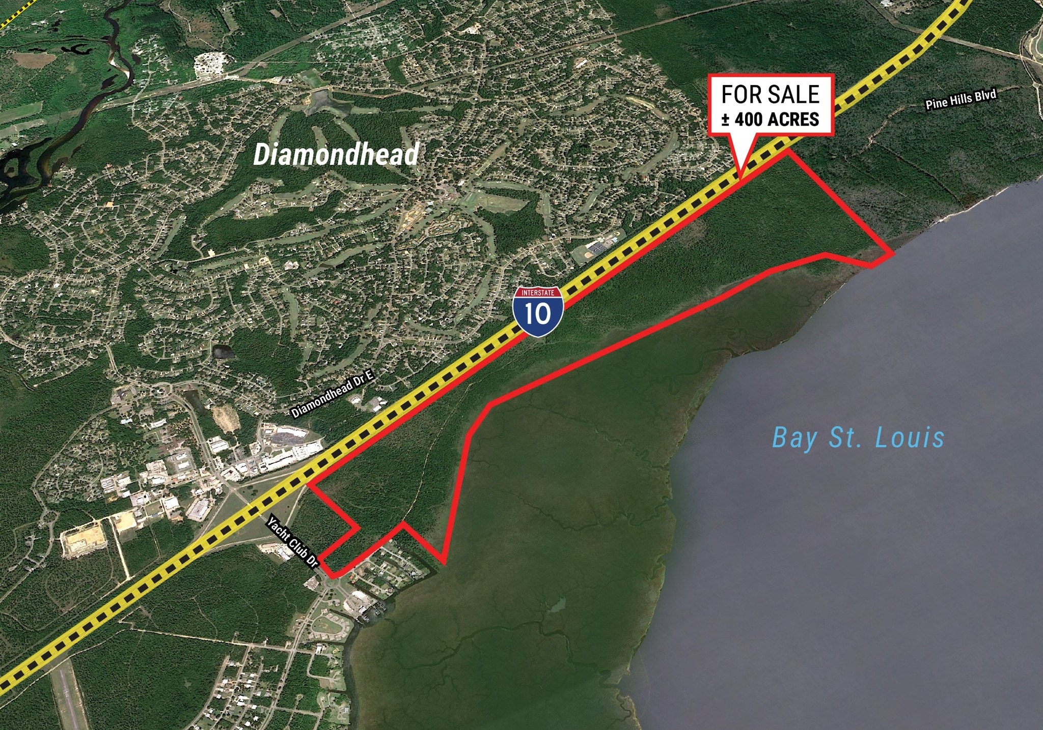 7051 Interstate 10, Diamondhead, MS, 39525 Agricultural Land For Sale