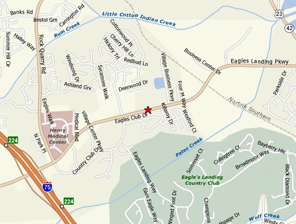 830 Eagles Landing Pky, Stockbridge, GA for sale - Aerial - Image 1 of 1