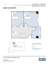 11777 San Vicente Blvd, Los Angeles, CA for lease Floor Plan- Image 1 of 1