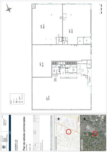 Retail in Chenôve for lease - Site Plan - Image 2 of 4