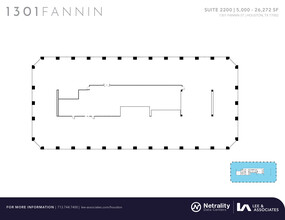 1301 Fannin St, Houston, TX for lease Floor Plan- Image 2 of 2