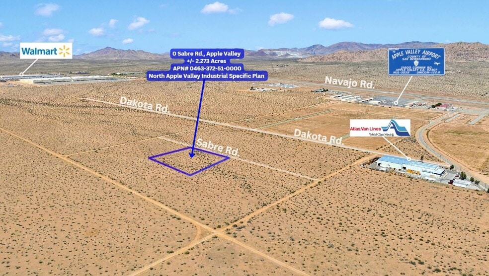 Sabre Rd, Apple Valley, CA for sale - Building Photo - Image 1 of 4