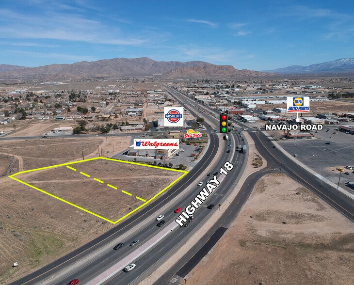 Highway 18 & Navajo Rd, Apple Valley, CA for lease - Building Photo - Image 1 of 4